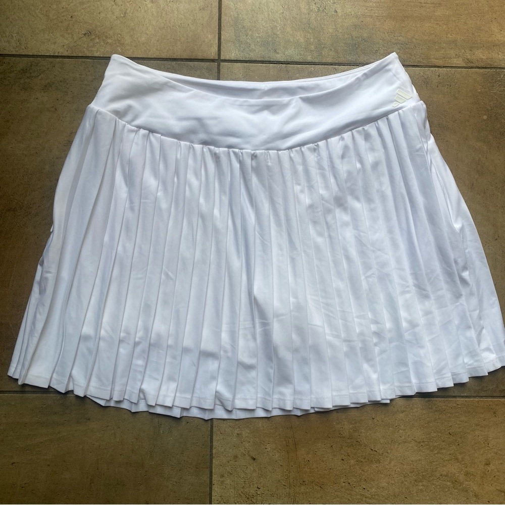 Adidas Women's White Pleated Skirt | New With Tags!